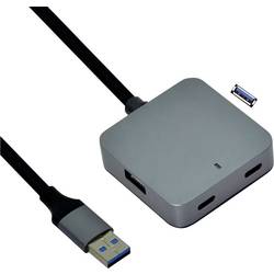 Value 12.99.1124 USB-Hub 2+2 Port USB-C®, USB-A USB 3.2 Gen1 5 GBit/s Schwarz VALUE USB 3.2 Gen 1 Hub, 4 Ports (2x USB