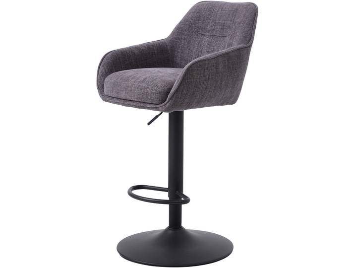 Barhocker 2er-Set Arel graphit Polyester H 53 cm