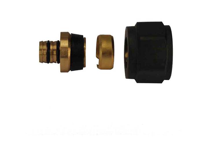 Riko Luxe Adaptor - 16x2 Euroconus - Mat Zwart