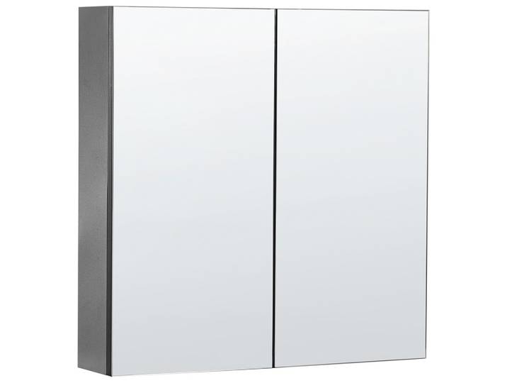 BAD-SPIEGELSCHRANK 60/60 cm Schwarz Navarra