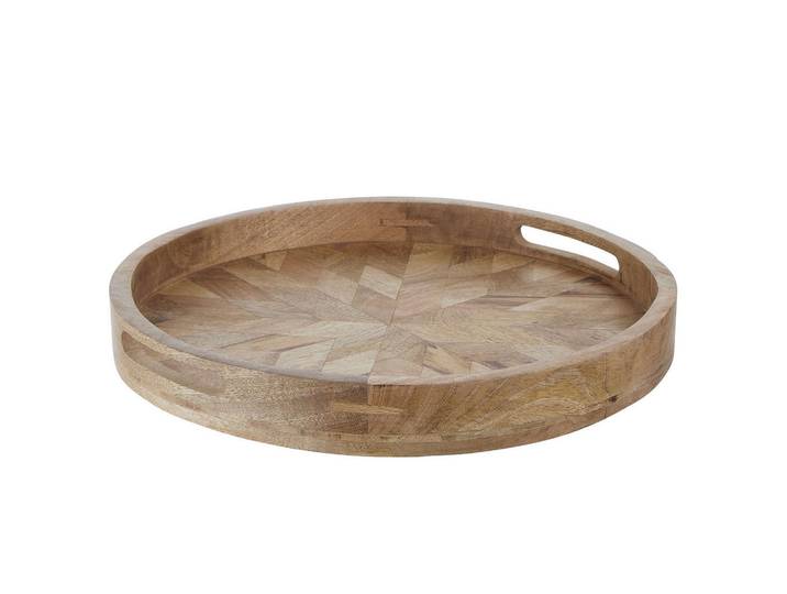 Butlers Tablett Mango Days, Braun, Holz, 8 cm, Dekoration, Dekoartikel, Dekoteller & -tabletts