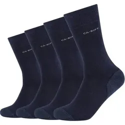 CAMANO Herren Socken Online ca-soft walk Socks 4p, Größe 35-38 in Blau Blau