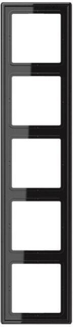 Jung Cadre de recouvrement LS985SW 5-fach 81 × 365 mm noir (LS985SW)