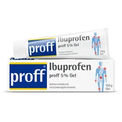 Ibuprofen proff 5% 100 g Gel
