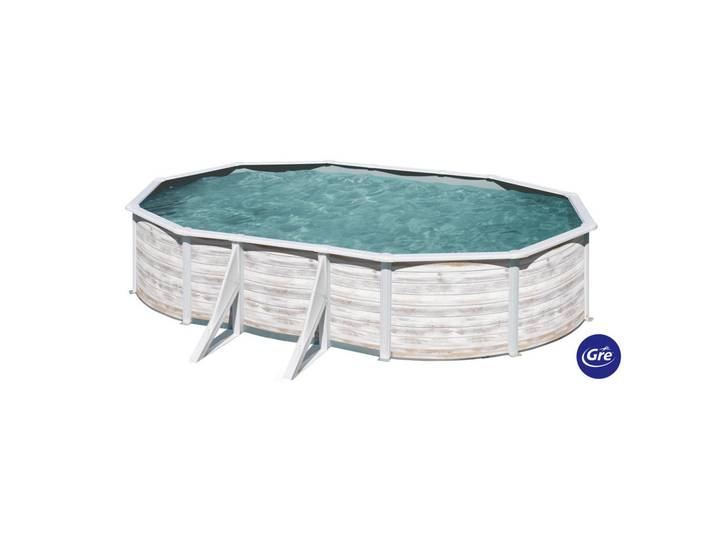 Gre Pool-Set 2024, Weiß, Metall, 300x120x500 cm, Freizeit & Co, Pools & Wasserspaß, Pools, Stahlwandpools