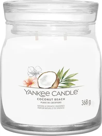 YANKEE CANDLE Signature 2-Docht Coconut Beach 368 g