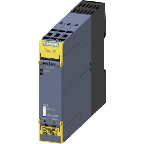 Siemens Sirius veiligheidsrelais met 4 N en 1 N uitgang, 24 V gelijkstroom, push-in aansluiting