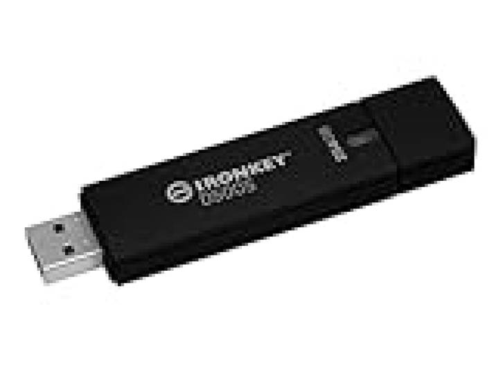 Kingston IronKey D500S Clé USB à chiffrement matériel 256Go FIPS 140-3 Lvl 3 AES-256 - IKD500S/256GB