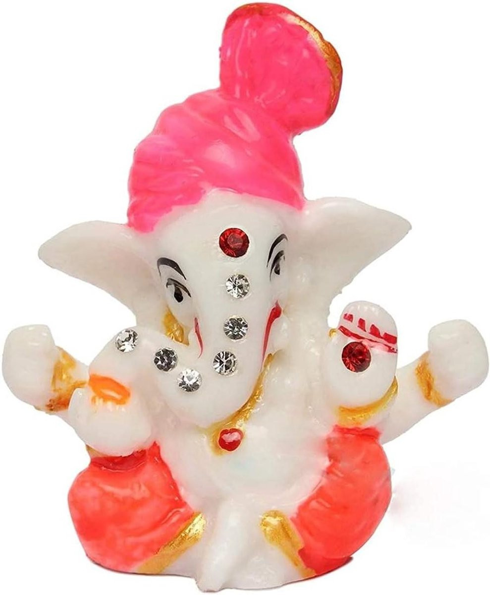 Marmeren Ganesha standbeeld voor woondecoratie, 6 cm