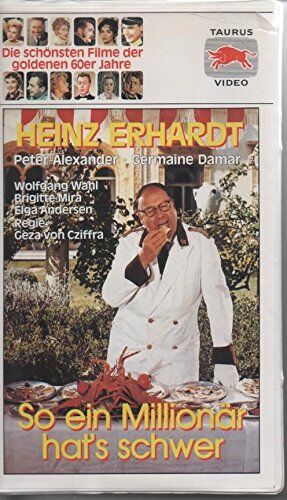 Peter Alexander - So ein Millionär hat's schwer [VHS] - Preis vom 11.10.2026 03:10:56 h