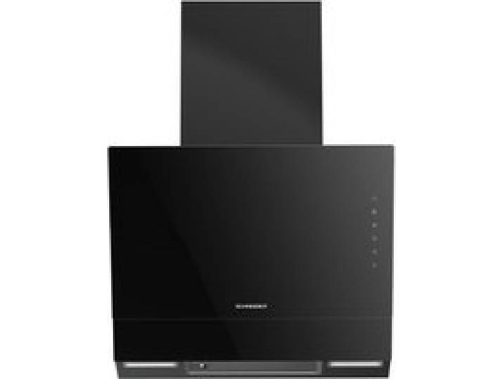 Hotte décorative noire - Schneider SCHD60BG-BA - 60 cm - 650 m³/h - 3 vitesses - Booster