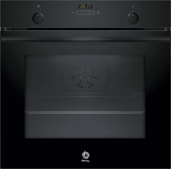 Horno - Balay 3HB5159N4, Serie Cristal, Multifunción, Hidrolítica, 71 l, Función Freidora de Aire, Aire Caliente 3D Profesional, 60 cm, Cristal Negro