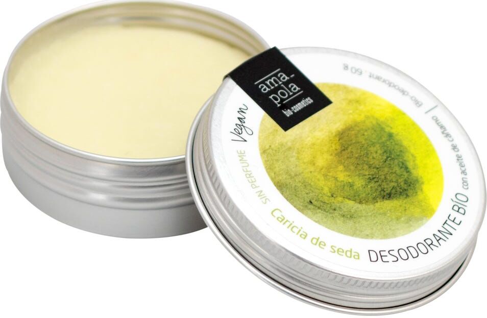 Amapola Biocosmetics Desodorante Bio Solido Caricia de Seda 60 g