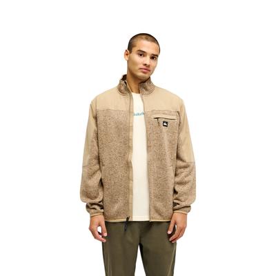 Sweatshirt QUIKSILVER "Keller Outdoor", Herren, Gr. L, kelp heather, Obermaterial: 100% Polyester., Sweatshirts Sweatshirt