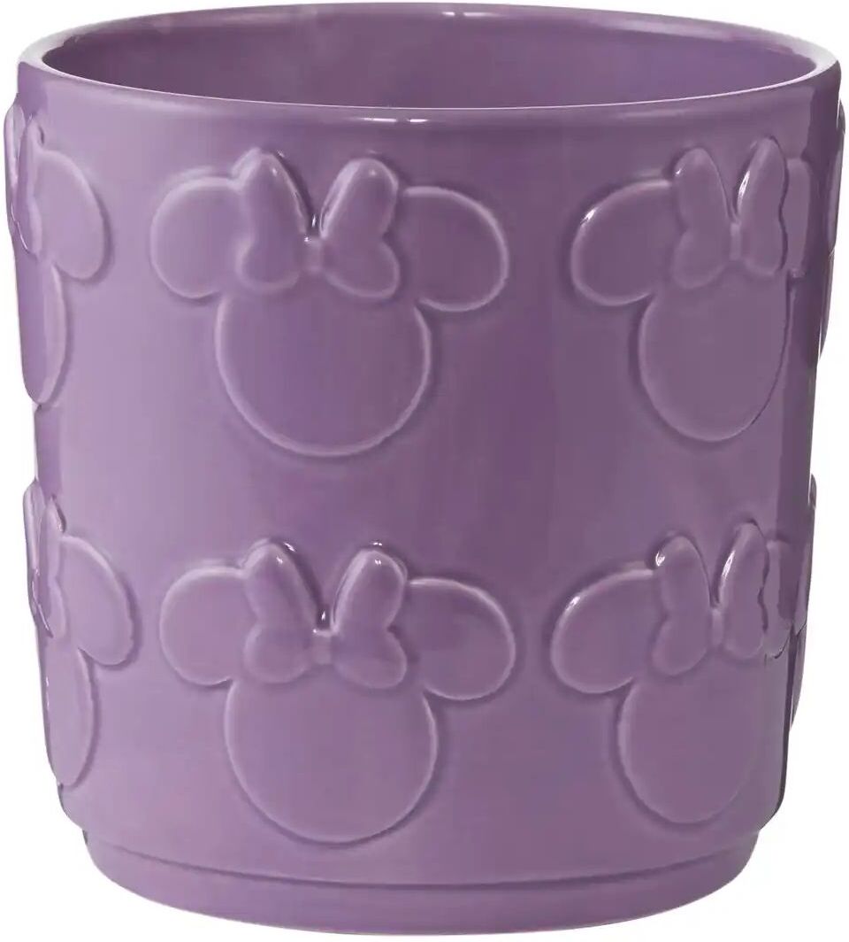 Übertopf Disney   ¦ lila/violett ¦ Keramik ¦ Maße (cm): H: 14,2  Ø: 15.4