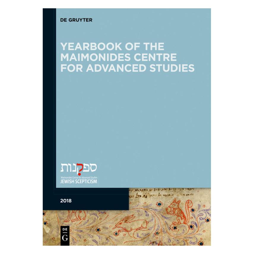 De Gruyter Yearbook of the Maimonides Centre for Advanced Studies. 2018 (Englisch, Bill Rebiger) (55975290)