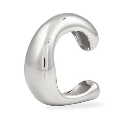 Ohrklemme COPENHAGEN STUDIOS "Schmuck Geschenk Edelstahl Ohrring Organics", silber (edelstahlfarben), Ohrringe, Damen, Edelstahl