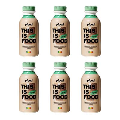 yfood Drink Vegan Choco 6x500 ml Trinklösung