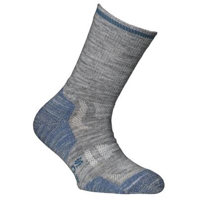 Alpacasocks&Co - Merino Outdoor Kids - Wandersocken 23-26 | EU 23-26 grau