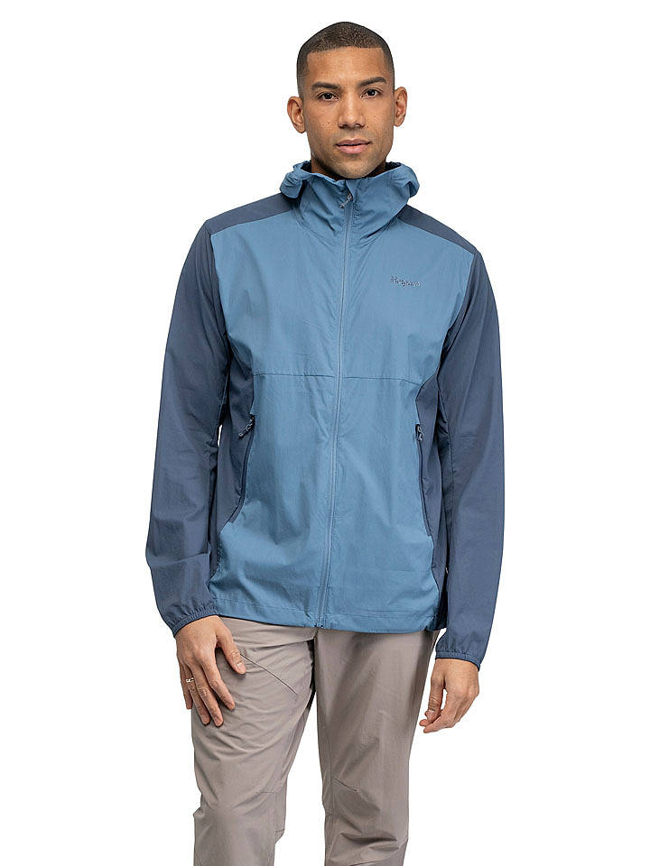 Bergans Windbreaker "Rabot" in Blau - XL
