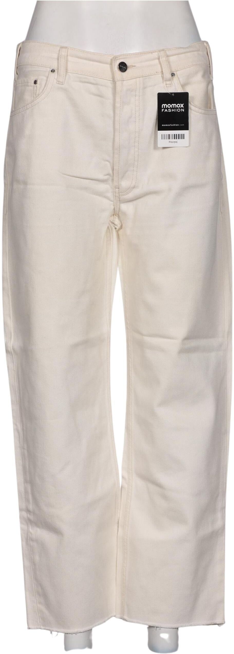 Anine Bing Damen Jeans, Cremeweiß, Gr. W29, Baumwolle / Hanf - Second Hand