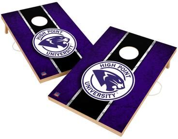 Skip's Garage Vintage High Point HPU Panthers Regulation 2x4 Cornhole Set