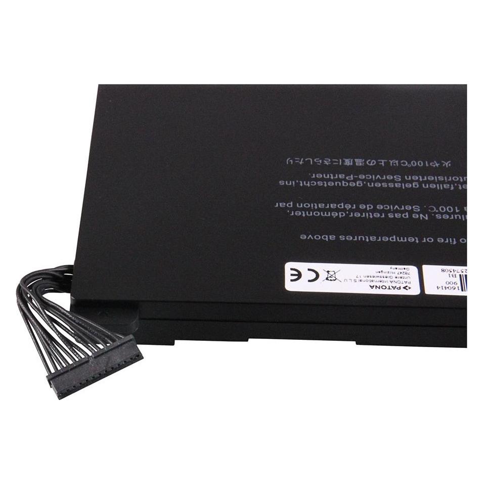 Patona Akku f. Apple A1309 MacBook 17" Serie A1297 (2009 Version) von (8 Zellen, 13000 mAh) (2453)