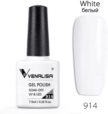 Inspire Picks VENALISA Semi Permanent Gel Nail Polish 120 Color Glitter Collection 7 Point 5ml 914