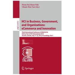 HCI in Business, Government, and Organizations: eCommerce and Innovation, Fachbücher von Fiona Fui-Hoon Nah, Chuan-Hoo Tan