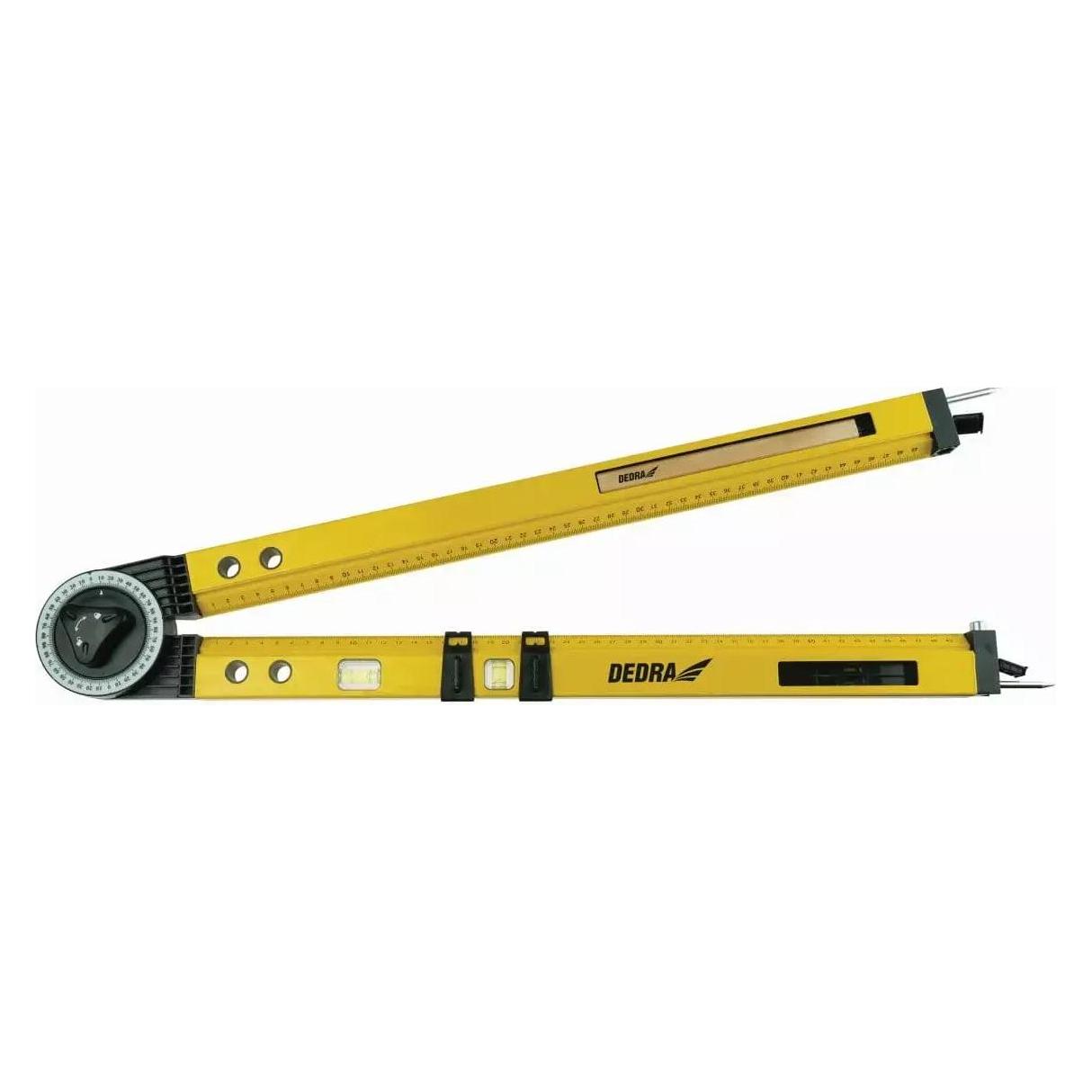 Dedra Winkelmesser 620 mm, zwei Phiolen (62 cm) (MK0620)
