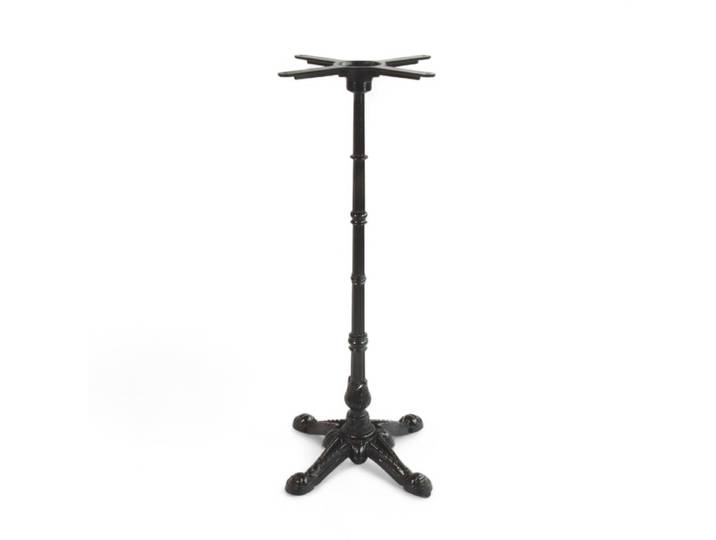Pied de table haute BISTROT - Mange-Debout - Noir - 4 branches