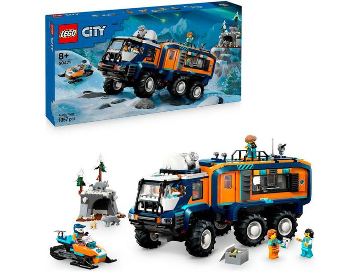 LEGO® Arktis-Truck mit Labor (60471), LEGO City Konstruktionsspielsteine, (1064 St), Made in Europe