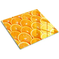 GLASPLATTE 60x52 cm Orangenscheiben