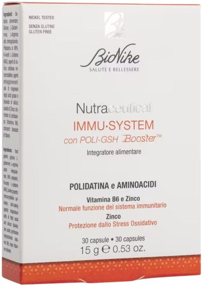Bionike Triderm Immu System 30 Capsule - Integratore Sistema Immunitario e Antiossidante