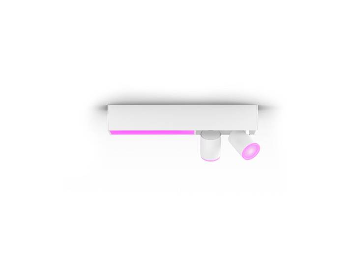 PHILIPS HUE LED Deckenleuchte Centris 2-Deckenspot , Energieeffizienz: G, pink (weiß), H: 12,7cm, Leuchten, LED Deckenleuchte