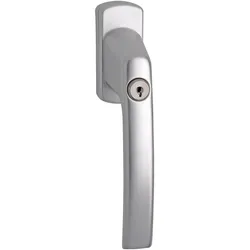 Maco, Fenstergriff, Fenstergriff HARMONY - Sperrzylinder, VK 7x43 mm, Alu silber eloxiert