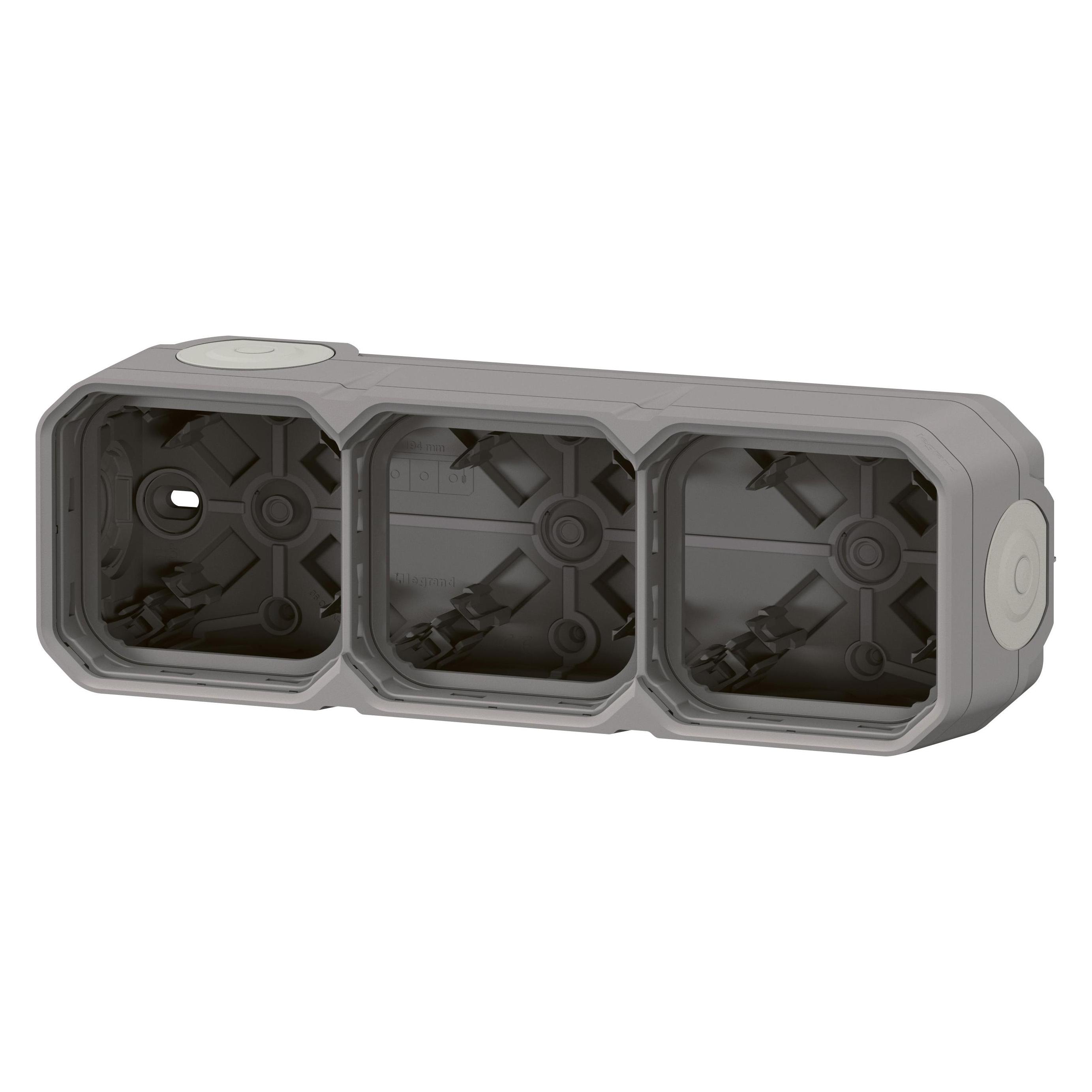Legrand Plexo New Feuchtraum Aufputzdose 3-fach (069680L)