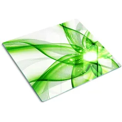 GLASPLATTE 60x52 cm Abstraktion