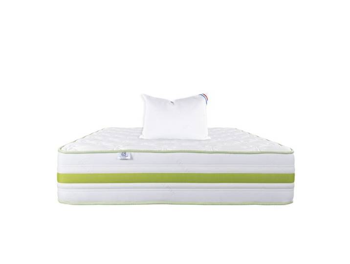 Matelas 90x190 cm Rêverie 30 cm mémoire de forme ferme face été/hiver + 1 oreiller