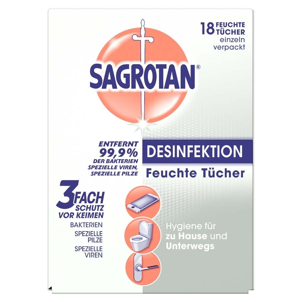 Sagrotan Desinfektionstücher 18 St Tücher