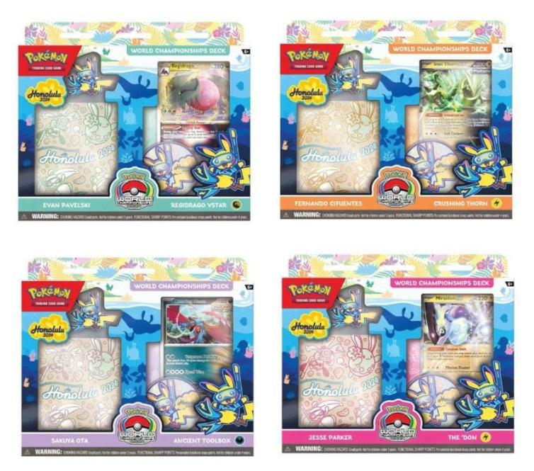 TCG 2024 World Championships Deck Assortment 100-10166 6+ Yearbeschädigt
