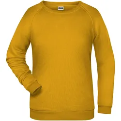 Damen Sweatshirt Basic Sweat Lady - XS - gold-yellow