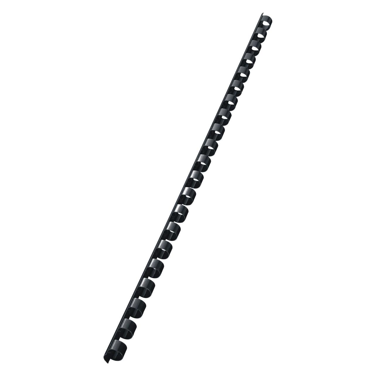 Leitz comBIND Plastikbinderücken A4 100 Stk. - Ø 8 mm, schwarz (35041)