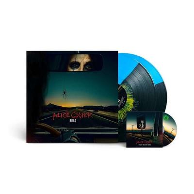 Road(Ltd.2LP Gtf,Split/Splat.Blue-Bla/Yellow+DVD - Alice Cooper, Vinyl