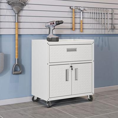 "Manhattan Comfort Fortress 30"" Rolling Garage Cabinet"