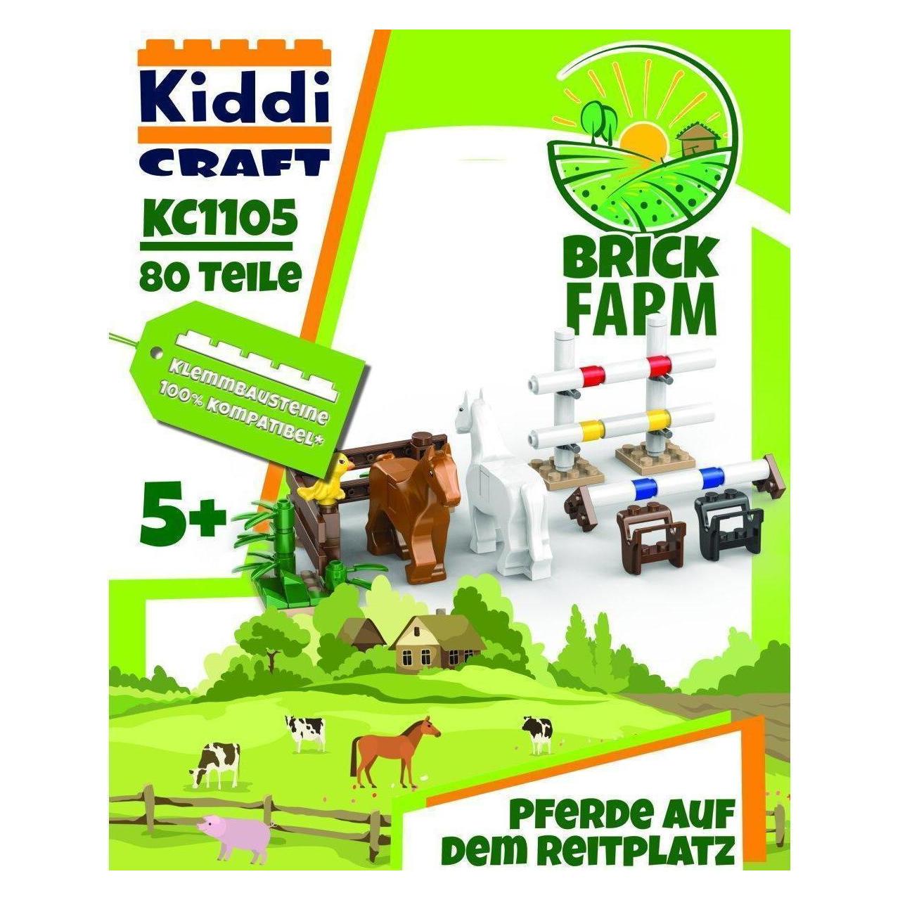 Kiddicraft Pferde auf dem Reitplatz (KC1105)