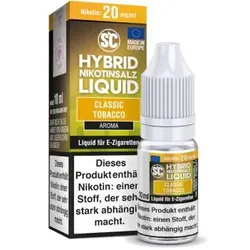 SC Classic Tobacco Hybrid NicSalt Liquid 10ml / 20mg