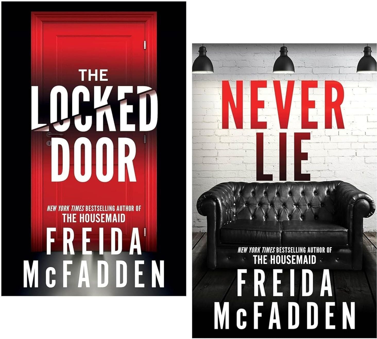 Story fire UK Ltd Freida McFadden 2 Books Collection Set (Never Lie and The Locked Door)