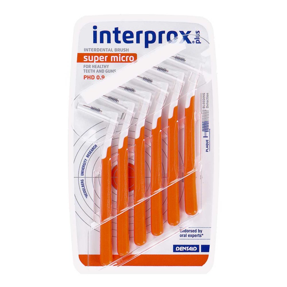 DENTAID GmbH Interprox plus super micro orange Interdentalb. 05703597