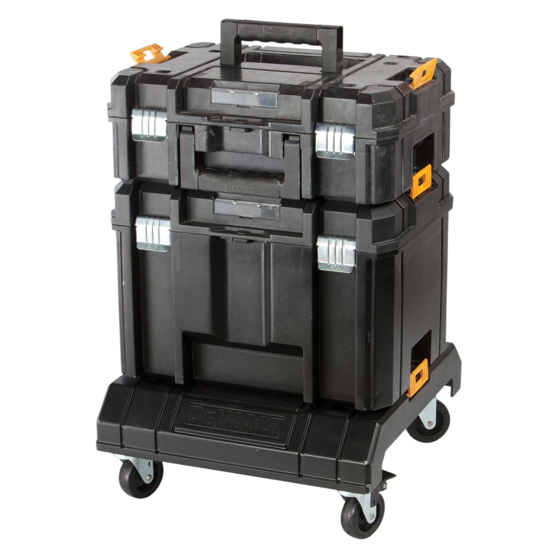 DeWalt DWST1-71229 TSTAK Cart Rollbrett + DWST1-71195 TSTAK VI + DWST1-70703 TSTAK II Koffer (3 Teile) (67214026)